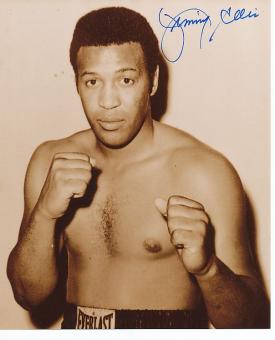 Jimmy Ellis † 2014  USA Weltmeister  Boxen  Autogramm 20 x 25 cm Foto original signiert 