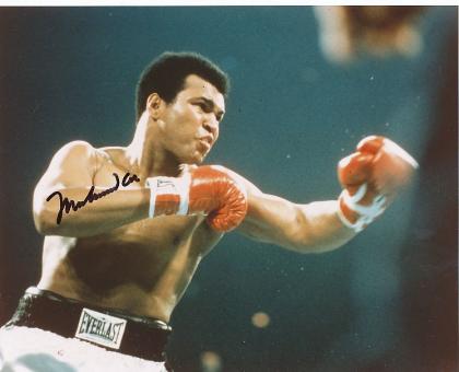 Muhammad Ali † 2016 USA Boxen Legende  Autogramm 20 x 25 cm Foto original signiert 