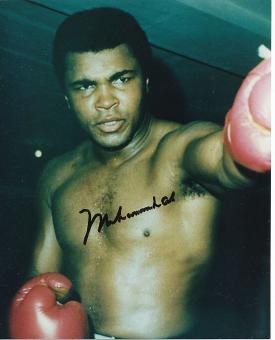 Muhammad Ali † 2016 USA Boxen Legende  Autogramm 20 x 25 cm Foto original signiert 