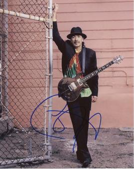 Carlos Santana  Musik  Autogramm 20 x 25 cm Foto original signiert 