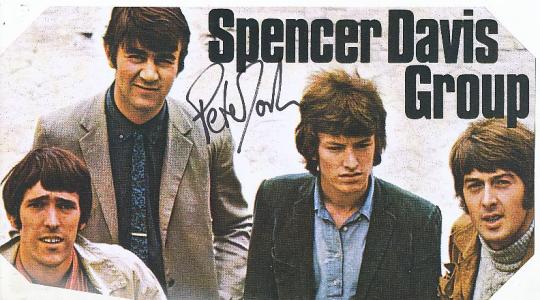 Pete York   Spencer Davis Group  Musik  15 x 27 cm Autogrammkarte original signiert 