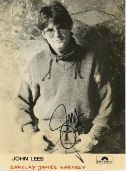 John Lees   Barclay James Harvest  Musik  Autogramm 18 x 24 cm Foto original signiert 