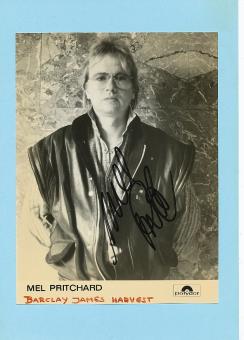 Mel Pritchard † 2004   Barclay James Harvest  Musik  Autogramm 18 x 24 cm Foto original signiert 