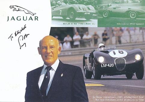 Stirling Moss † 2020   Formel 1  Auto Motorsport  Autogrammkarte  original signiert 