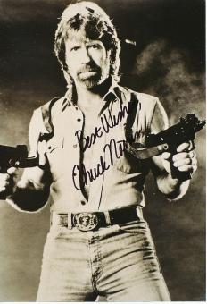 Chuck Norris  Film & TV Autogramm 30 x 20 cm Foto original signiert 