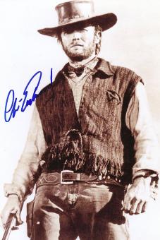 Clint Eastwood   Film & TV Autogramm 30 x 20 cm Foto original signiert 