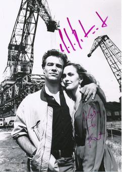 Katja Flint & Klaus J.Behrendt  Film & TV  Autogramm 17 x 24 cm Foto original signiert 