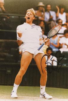 Boris Becker  Tennis Autogramm 30 x 20 cm Foto original signiert 