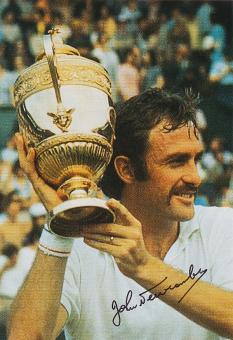 John Newcombe  Australien  Tennis Autogramm 30 x 20 cm Foto original signiert 