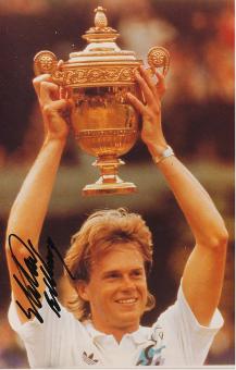 Stefan Edberg   Schweden  Tennis Autogramm 28 x 18 cm Foto original signiert 