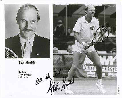 Stan Smith  USA  Tennis Autogramm 25 x 20 cm Foto original signiert 