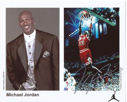 Michael Jordan  Chicago Bulls  Basketball Legende  Autogramm 26 x 20 cm Foto  original signiert 