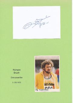 Rickard Bruch † 2011  Schweden  Leichtathletik  Autogramm Karte original signiert 