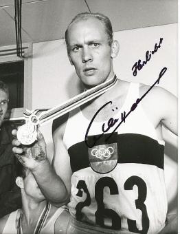 Willi Holdorf † 2020  Leichtathletik  Autogramm 17 x 21 cm Foto  original signiert 