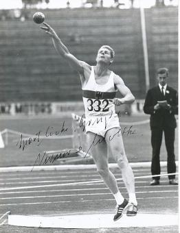 Werner von Moltke † 2019  Leichtathletik  Autogramm 17 x 21 cm Foto  original signiert 