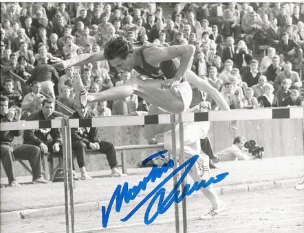 Martin Lauer † 2019  Leichtathletik  Autogramm 17 x 21 cm Foto  original signiert 