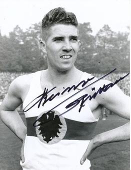 Heinz Fütterer † 2019  Leichtathletik  Autogramm 17 x 21 cm Foto  original signiert 