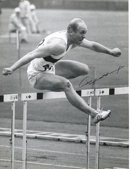 Willi Holdorf † 2020  Leichtathletik  Autogramm 17 x 21 cm Foto  original signiert 