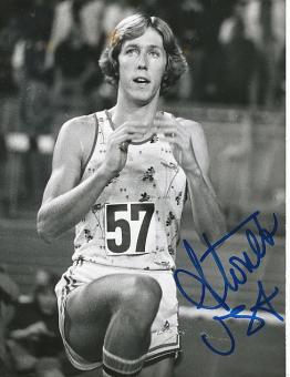 Dwight Stones USA  Leichtathletik  Autogramm 17 x 21 cm Foto  original signiert 