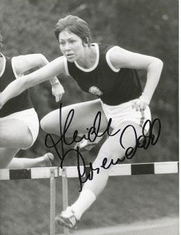 Heide Rosendahl  Leichtathletik  Autogramm 17 x 21 cm Foto  original signiert 