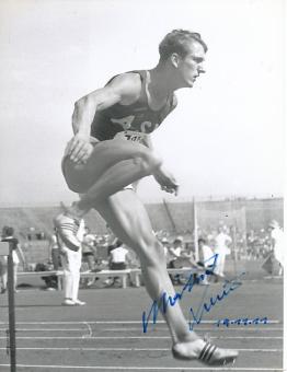 Martin Lauer † 2019  Leichtathletik  Autogramm 17 x 21 cm Foto  original signiert 