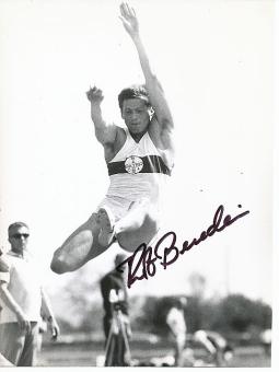 Kurt Bendlin  Leichtathletik  Autogramm 18 x 24 cm Foto  original signiert 