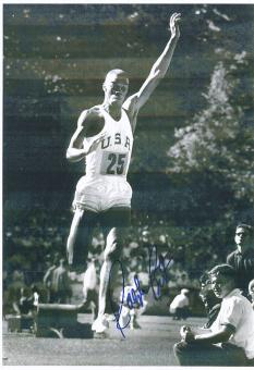 Ralph Boston † 2023 USA   Leichtathletik  Autogramm 20 x 30 cm Foto  original signiert 
