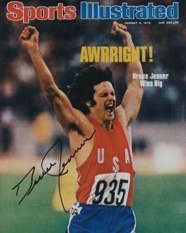 Bruce Jenner  USA  Leichtathletik  Autogramm 25 x 20 cm Foto  original signiert 