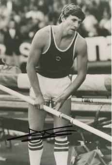 Sergej Bubka Ukraine  Leichtathletik  Autogramm 30 x 20 cm Foto  original signiert 