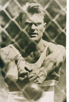 Gyula Zsivótzky † 2007 Ungarn Olympiasieger 1968   Leichtathletik  Autogramm 30 x 20 cm Foto  original signiert 