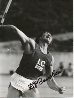 Kurt Bendlin  Leichtathletik  Autogramm 24 x 18 cm Foto  original signiert 