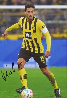 Mats Hummels  Borussia Dortmund  Fußball 30 x 20 cm  Foto original signiert 