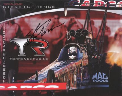 Steve Torrence  Dragster Auto Motorsport Autogrammkarte original signiert 