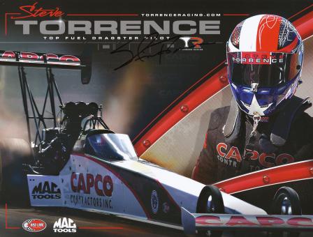 Steve Torrence  Dragster Auto Motorsport Autogrammkarte original signiert 