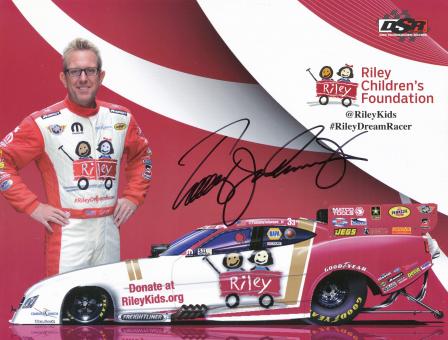 Tommy Johnson Jr.  USA  Auto Motorsport Autogrammkarte original signiert 