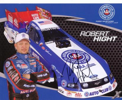 Robert Hight  Ford  Auto Motorsport Autogrammkarte original signiert 