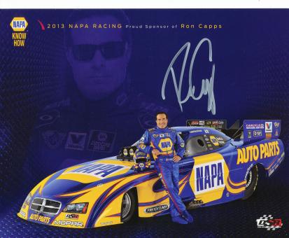 Ron Capps  USA  Auto Motorsport Autogrammkarte original signiert 