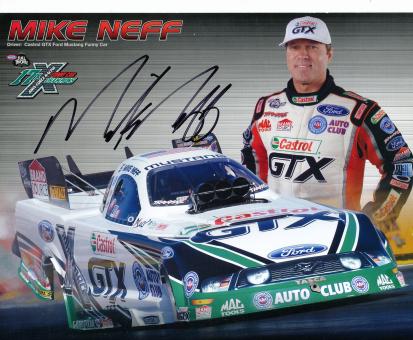 Mike Neff  Ford  Auto Motorsport Autogrammkarte original signiert 