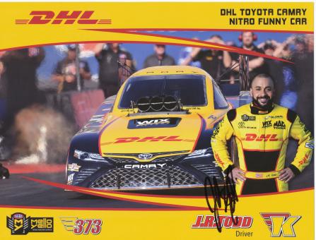 J.R.Todd  USA  Auto Motorsport Autogrammkarte original signiert 