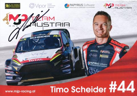 Timo Scheider  Auto Motorsport Autogrammkarte original signiert 