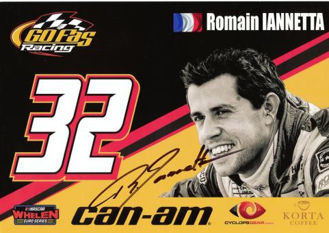 Romain Iannetta  NASCAR  USA  Auto Motorsport Autogrammkarte original signiert 