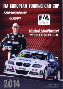 Michal Matejovsky  BMW Auto Motorsport Autogrammkarte original signiert 