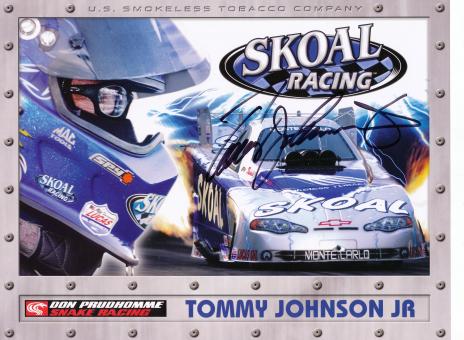 Tommy Johnson Jr.  NASCAR USA  Auto Motorsport Autogrammkarte original signiert 