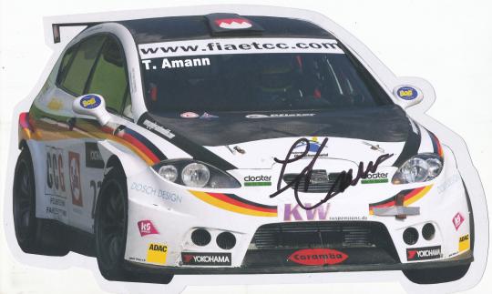 Tobias Amann  Seat  Auto Motorsport Autogrammkarte original signiert 