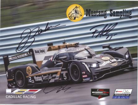 Joao Barbosa & Filipe Albuquerque & Mike Conway   Auto Motorsport 28 x 21 cm  Autogrammkarte  original signiert 