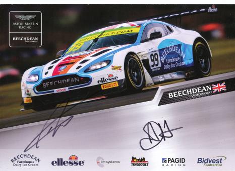 Beechdan Motorsport   Auto Motorsport 21 x 29 cm Autogrammkarte original signiert 