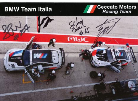 Ceccato Team  Auto Motorsport 21 x 28 cm Autogrammkarte original signiert 