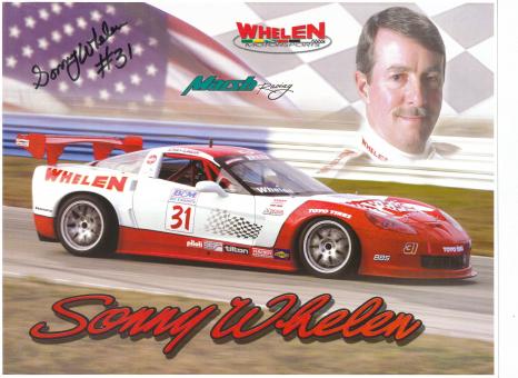 Sonny Whelen  Auto Motorsport 21 x 28 cm Autogrammkarte original signiert 