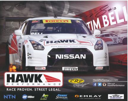 Tim Bell  Auto Motorsport 20 x 25 cm Autogrammkarte original signiert 
