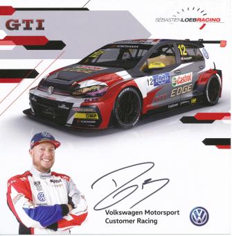 Robert Huff  VW  Auto Motorsport 20 x 20 cm Autogrammkarte original signiert 